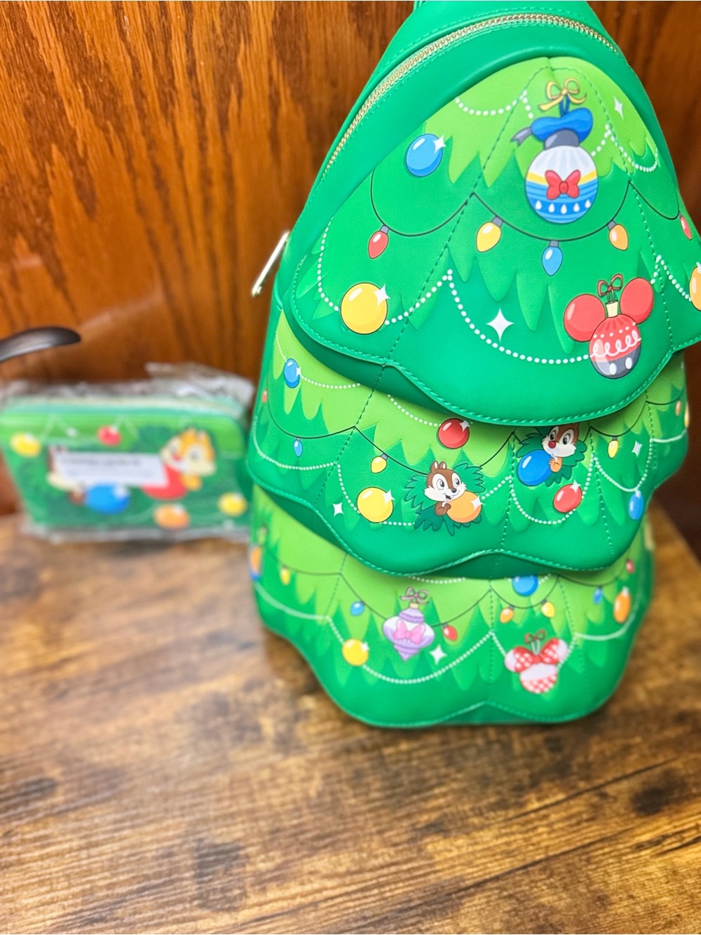 Loungefly christmas tree and wallet set